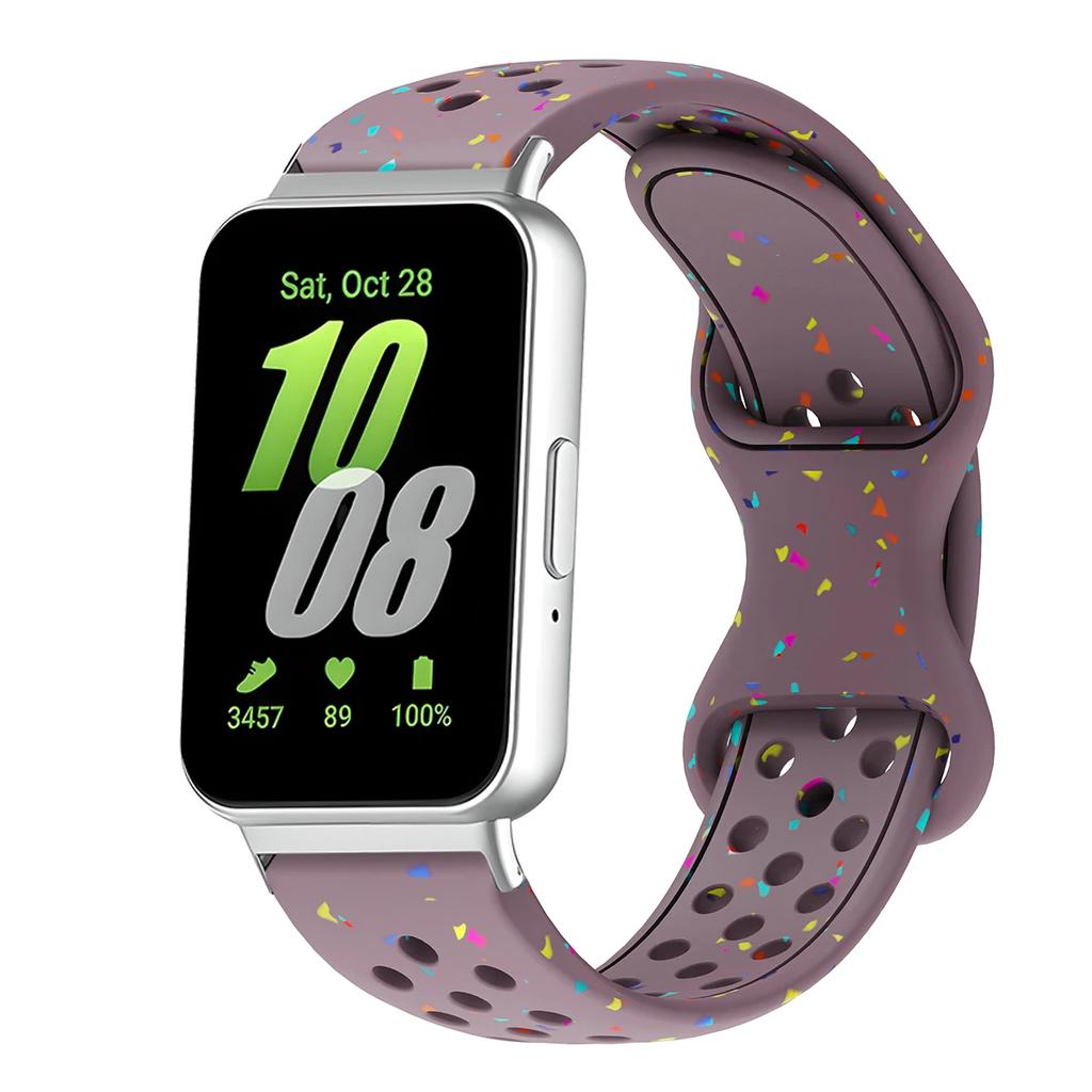 Silikonarmband für Samsung Galaxy Fit 3 Uhrenarmband Sportarmband für Samsung Galaxy Fit3 Ersatzarmband Zubehör