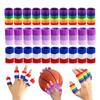 Rainbow Anti-Callus Finger Protector Bandages for Students - Cute Writing Cots & Sports Abrasion Covers