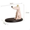 Dog Figurines Key Holder Dog, Home Decoration Gifts Hook Funny Ornament Statue for Desk Bedroom