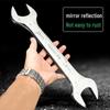 Metric Mirror Finish Double End High Hardness Open End Wrench - Multi-Spec Hand Tool