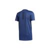 Adidas T Shirts Men's Tech Indigo Crew Neck Moderate Straight Fit GL7299