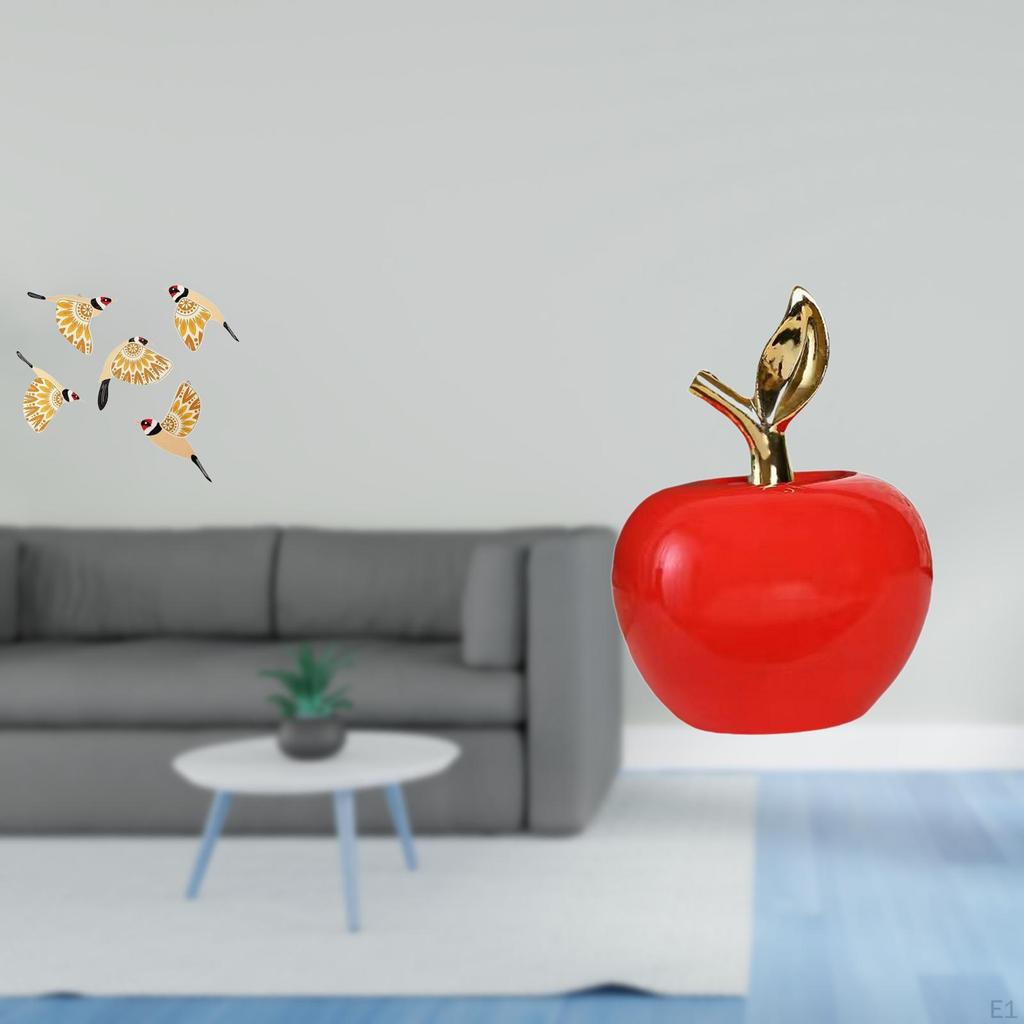 Wooden Bird Wall Art Hanging Ornament And Statue Simulation Artwork for Home Office Bedroom