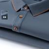 [Silk Cotton+linen] Business Casual Smooth, Breathable, Easy To Care for Skin Friendly T-shirt, Short Sleeved Polo Shirt