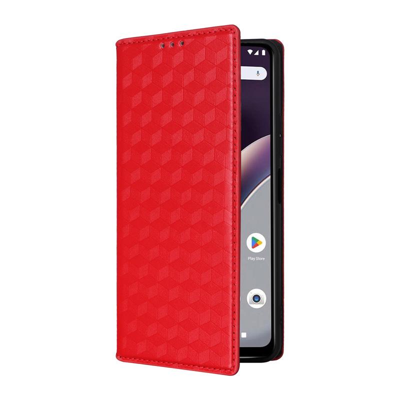 BLU G54 Leather Case: Multi-functional Magnetic Buckle, Card Holder, Protective Mobile Shell