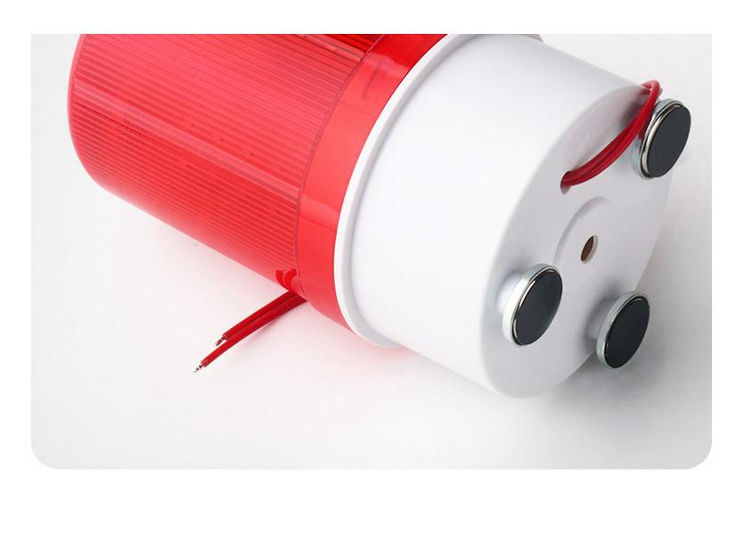 LTD-1101J Magnetic LED Strobe Warning Light - Super Bright, Multi-Voltage Signal Alarm.