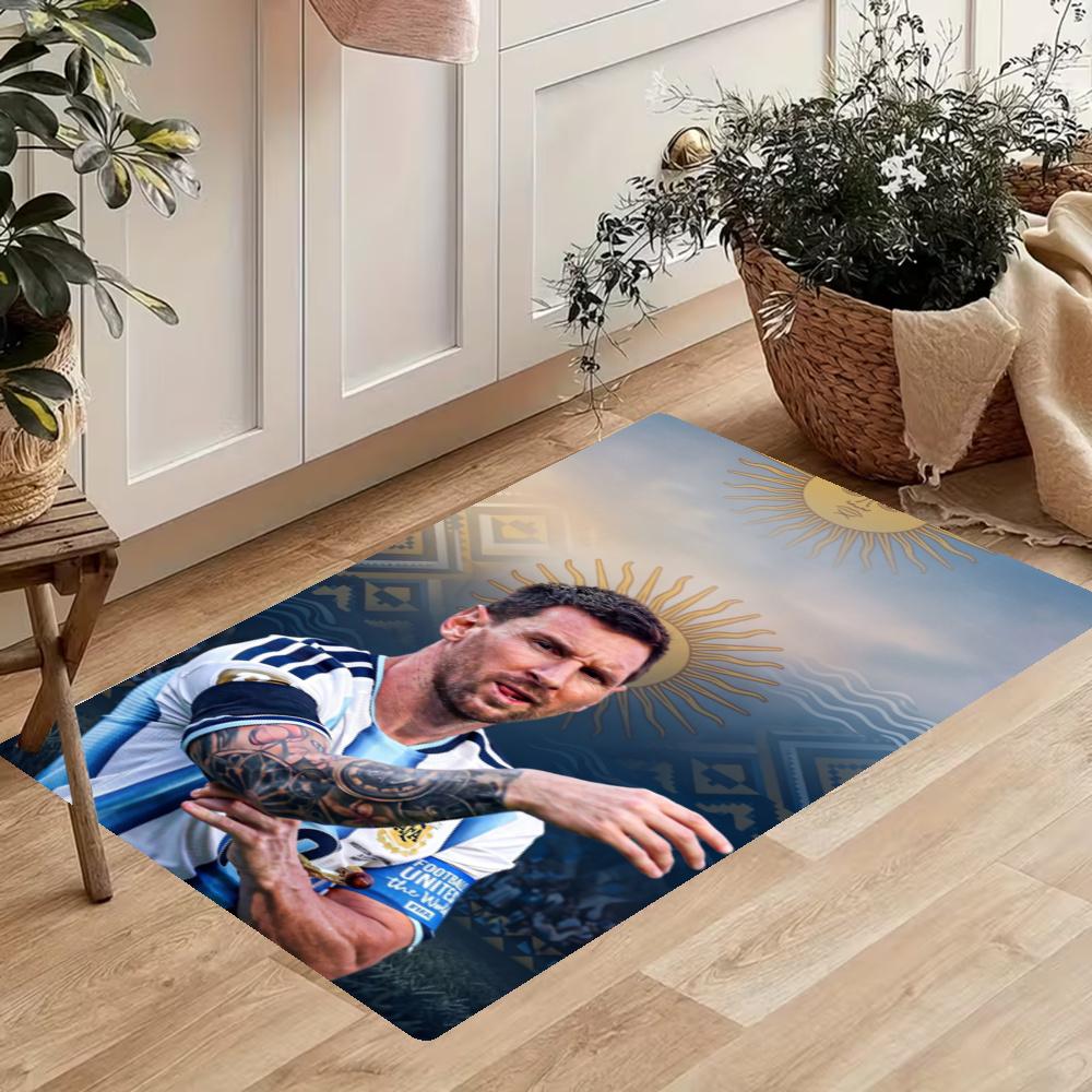 Messi Kitchen Mats Durable Bathroom Pads Comfortable Rugs Carpets For Kitchen Home Office Sink Laundry Room Bathroom Decor