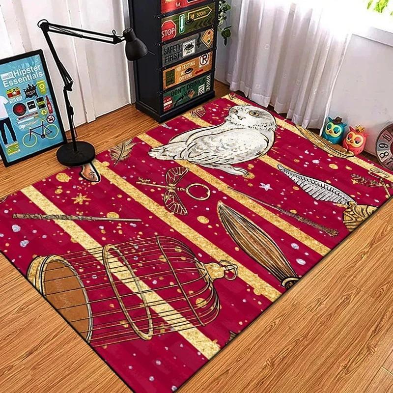 Tappeto Soggiorno con Motivo Horror Tappeti Mago Divinazione Gatto Zucca Tappeto Morbido Decorazione Camera da Letto Tappetino Antiscivolo Area Bagno