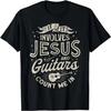 If It Involves Jesus And Guitars Guitarist Christian Music T-Shirt