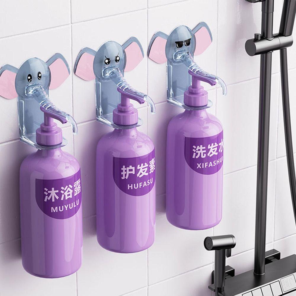 

Cute Bathroom Shower Gel Elephant Shelf Cartoon Hand Sanitizer Stand Household