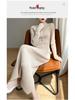 New Autumn/Winter Slimming Knit Dress for Women - Half-High Neck, Figure-Flattering, Long Length Bodycon Skirt