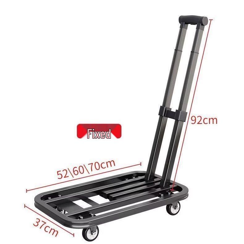 Tragbarer faltbarer Handwagen & Flachbettanhänger für Haushalt und Einkaufen