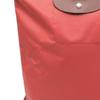 Longchamp Le Pliage Original Struktur Logo Verstellbarer Breiter Schultergurt Recycelte Polyamidfaser Tragetasche Rucksack Damenrucksack Tomatenrot 10284089P94