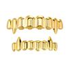 18K Gold Fangs Glossy Teeth Hip Hop Teeth Jewelry Trendy Mouth Tooth Caps  Events