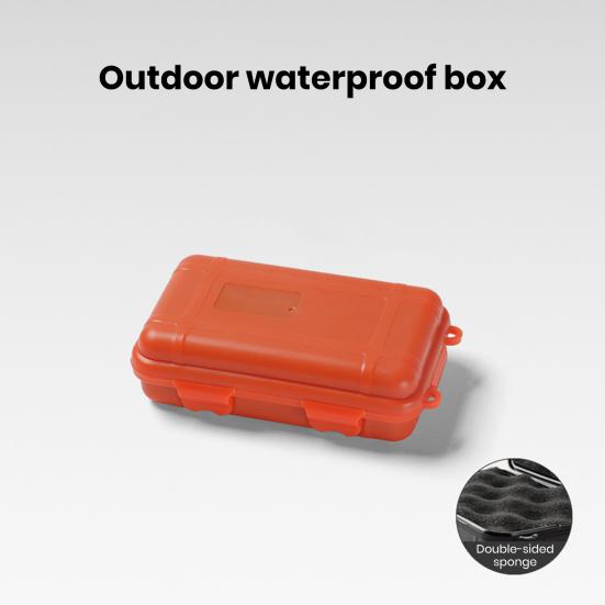 Boîte de rangement extérieure étanche et hermétique aux chocs, grande capacité, taille compacte, conteneur de survie portable, boîte de transport