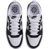 Nike Court Borough Anti Slip Wear Resistant Low Top Kids' Skateboarding Shoes White Black Sneakers DV5456-131