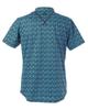 Andrews Short Sleeve Polo Shirt Wave Pattern with Golf L St. Men's (New Mesh) / / 042-5160557 110_Blue