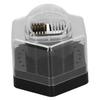 24 Holes 2 in 1 Drill Bits Stand Display Storage Box Nail Drill Bits Cleaning Brush Case Multifunctional Nail Drill Bits Case for Manicure
