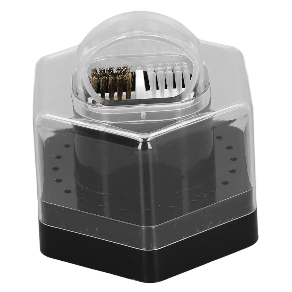 24 Holes 2 in 1 Drill Bits Stand Display Storage Box Nail Drill Bits Cleaning Brush Case Multifunctional Nail Drill Bits Case for Manicure