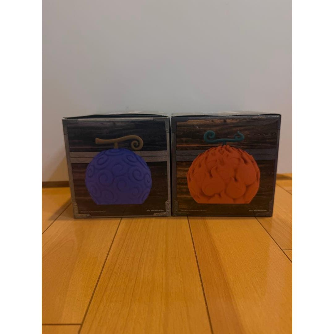 Used One Piece Devil Fruit Figure Set of 2