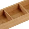 Divided Wooden Tray Multi Compartments Serving Tray for Hot Pot Restaurants Sushi Plate