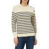 Polo Ralph Lauren Gestreifter Baumwolle Rundhals Langarm Strickpullover Damen Pullover 211762030-001