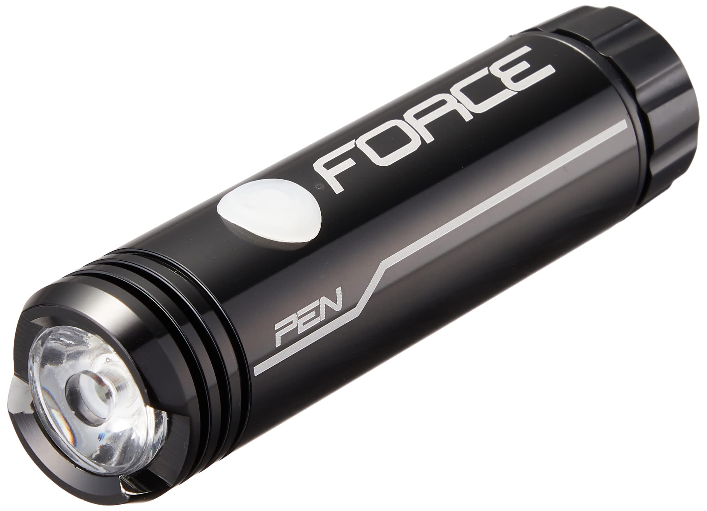 

FORCE Bicycle Headlight PEN 200 Lumens USB Rechargeable Black 113mm x 80105 27