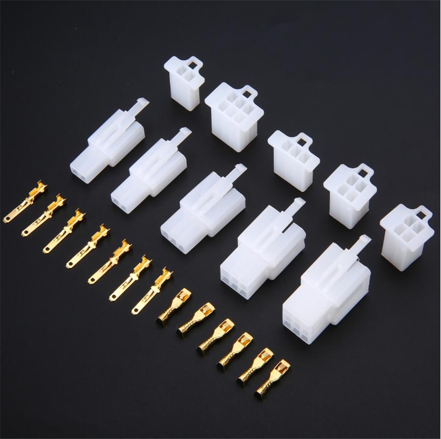 580Pcs Male Female Terminal + 2/3/4/6/9 Pin Housing Connector for Car Motorcycle
