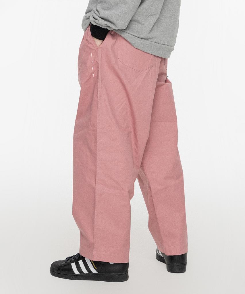 CANVARTS Glitter Wide Elastic Pants (Indie Pink)