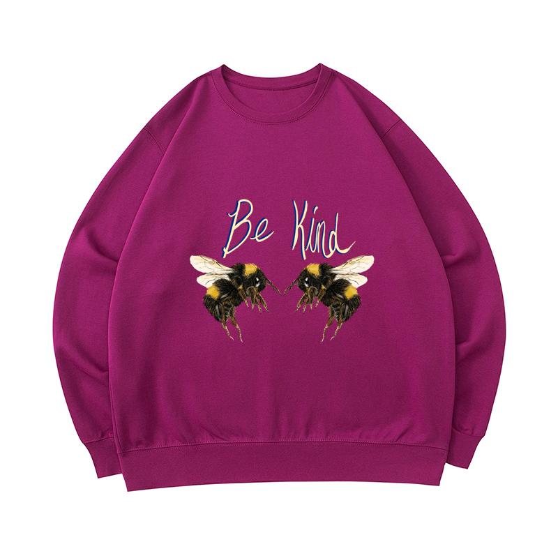 be kind pink sweatshirt