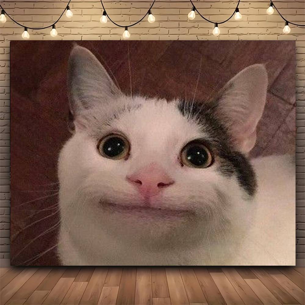 Funny Cat Meme Tapestry Print Large Tapestry Wall Hanging Wall Tapestry Decor Living Room Bedroom Home