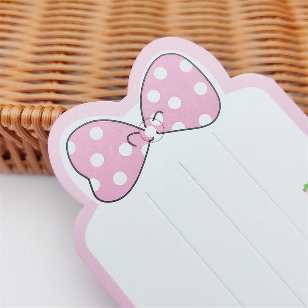 Pink Bowknot Hair Clip Display Cards for DIY Girls Hair Accessories Display