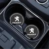 Car Coaster Water Cup Non-slip Pad Diamond Rhinestone Rubber Mat For Peugeot 208 306 408 107 2008 3008 206 207 307 308 Valve cap DC06