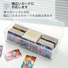 Asdays Trading Card Case, Large Capacity, Horizontal Loading, Long Card Box, Holds 700 Cards, 7 Compartments, 29.2 x 9.2 x 7.2cm