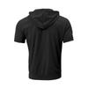 2024 Men's Summer Short-Sleeve Hoodie Henley Shirt for European & American Styles