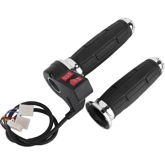 Ручка газа 1 пара, 3-скоростная ручка руля газа для электросамоката/велосипеда с передачей вперед и назад