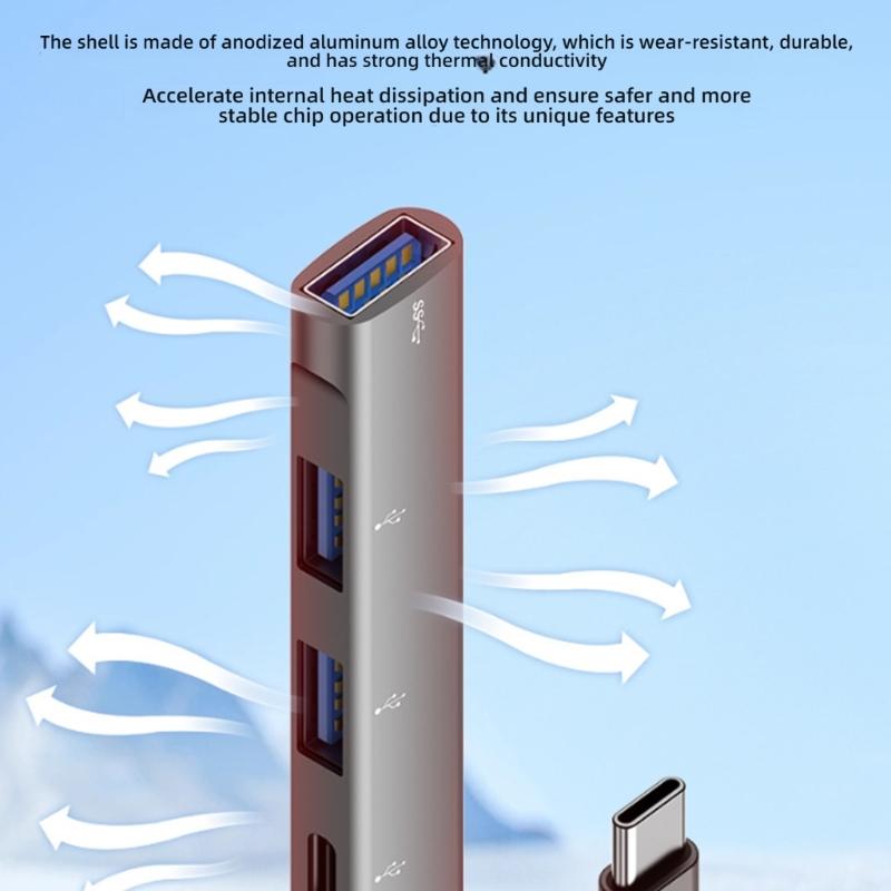 Fast Speed USB C Adapters PD Fast Charging Multiports OTG Data Transfer For Devices