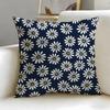 Retro patterns Cushion Cover Soft  EasyWash Pillow Case  Versatile for Couch Bed Travel and Office