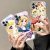 Classic Anime C-Candy C-Candy Transparent Phone Case For IPhone 16 15 14 13 12 11 Pro Max Plus Soft Cover