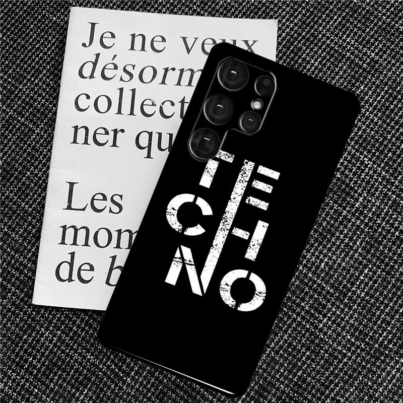 Techno Music Case For Samsung Galaxy S25 S24 Ultra S20 S21 S22 S23 Ultra S9 S10 Plus S25 FE Back Cover