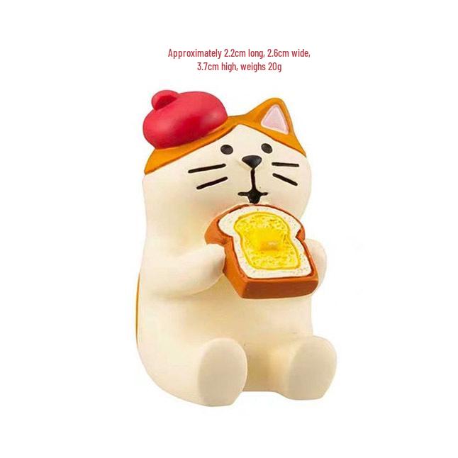 Miniature Resin Japanese Zakka Bread & Coffee Shop Decor Ornaments