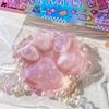 Free Shipping Cat Paw Cement Texture Slow Rebound Toy - Green Grape & Orange Decompression Xiaohongshu Style