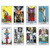 English Tarot Cards Classic Tarot Cards Deck Travel Tarot Card Board Game Power Deck with Guide