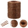 2Mm Deep Brown Floral Wire Roll For Making Garland Fixing Christmas Decorations Craft Supplies Iron Mesh Flower Wrapping