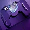 Verstellbarer Mobile Game Controller Vier-Finger-Verbindung Mobile Gaming Trigger 4 Falke Verstellbare Halterung Stecker und für