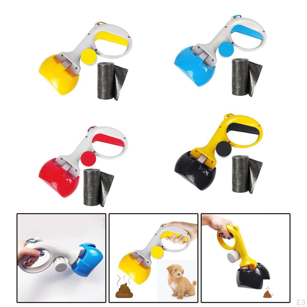 Portable Pet Dog Stool Scooper Pick up Cleaning Tool for Park Lawn Outdoor
