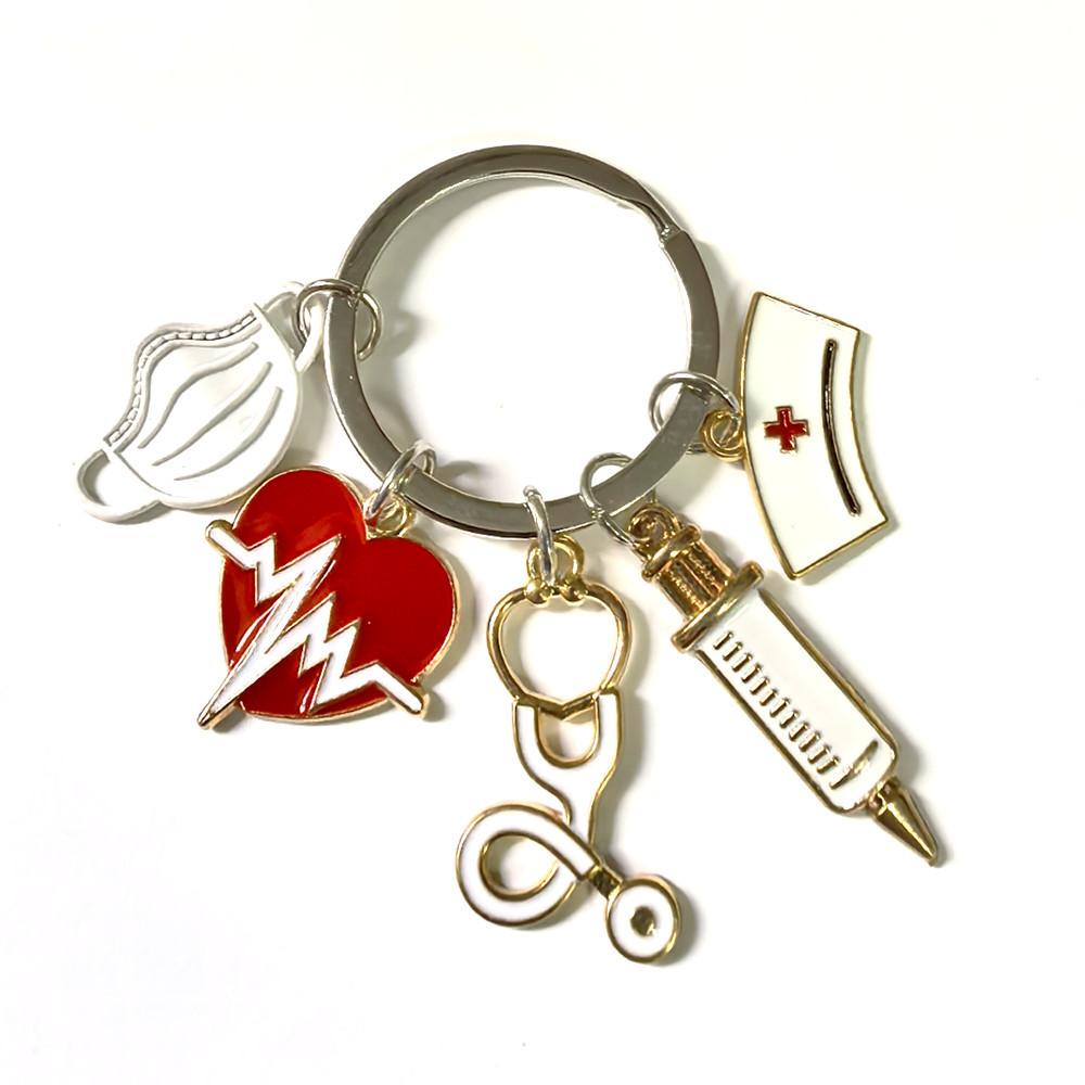 Portachiavi in Metallo Personalizzato, Personalizzato, Bottone Casa, Portachiavi Auto