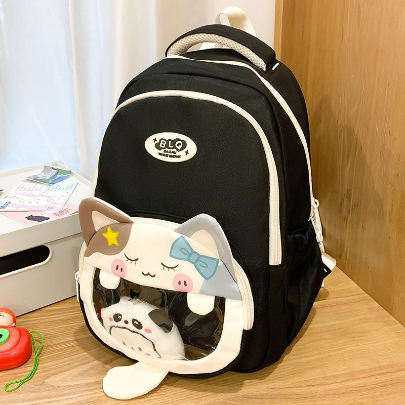 Children's Schoolbag, Primary School Students and Girls Are Cute and High-value Cats, Kindergarten Small Backpacks, Fashionable Backpacks.