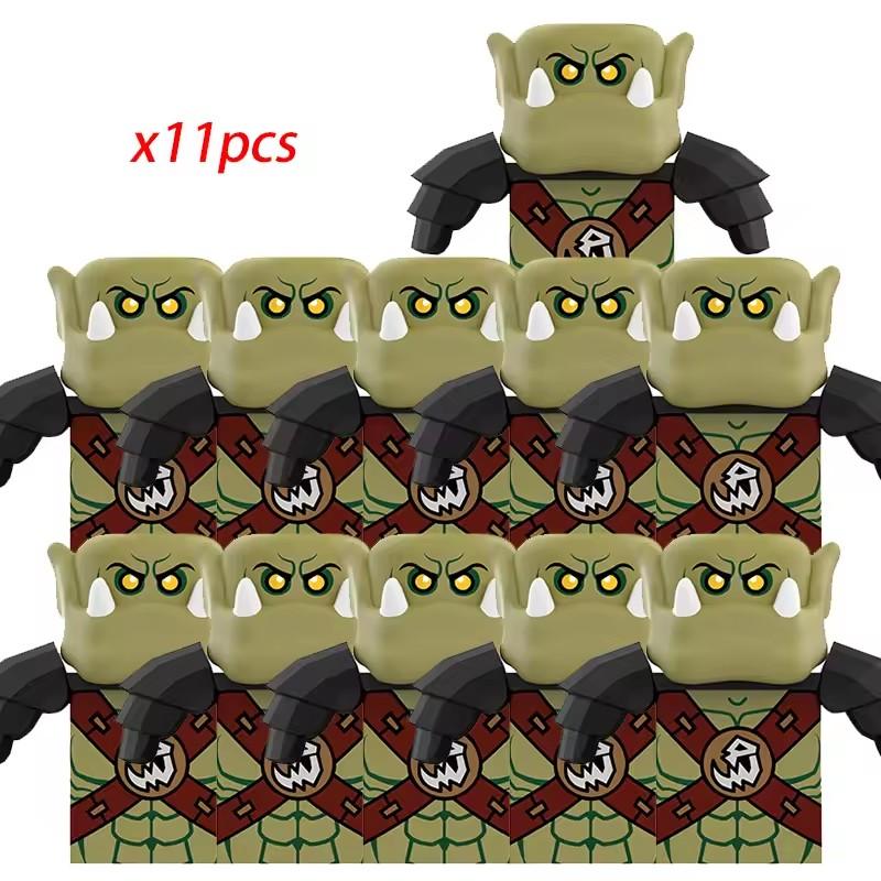 Medieval Knight Stormwind City Guard Reloaded Golden Horse Silver Horse Action Figures Building Blocks Accessories Toys