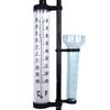 3-in-1 Wetterstation Messgerät Präzises Regenmessgerät Außen Garten Thermometer Windanzeige