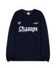 BORN CHAMPS [4 Colors] Chmps Sporty Logo Oversized Long Sleeve B25St15
